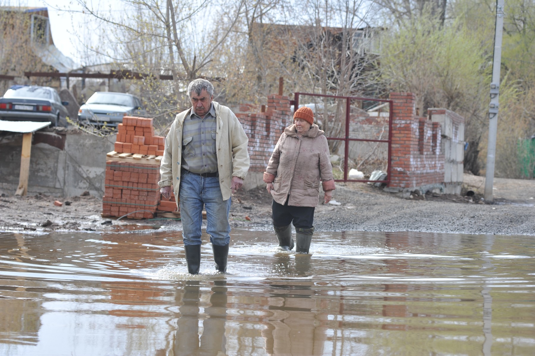 Вода уходит