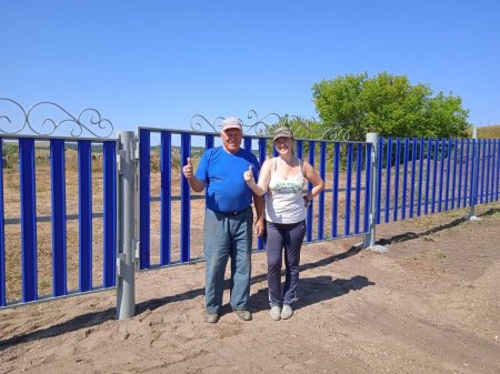 Жители села Вотикеево своими силами огородили местный погост. 